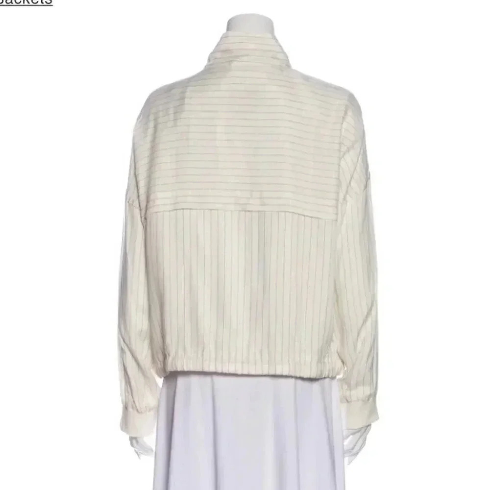 ATM Anthony Thomas Melillo Pinstripe Bomber - Picture 4 of 12